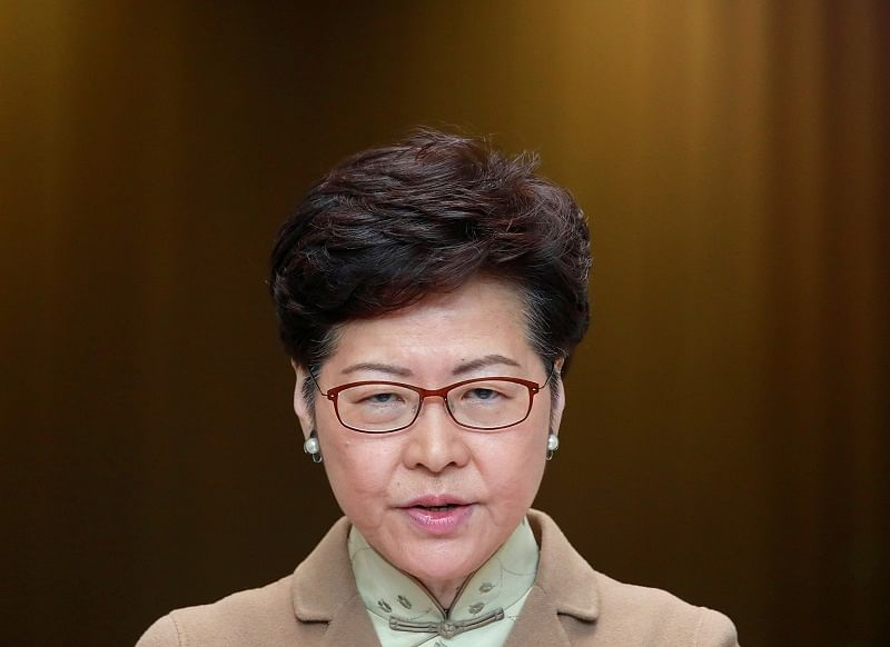 Hong Kong Chief Executive Carrie Lam. (Reuters Photo)