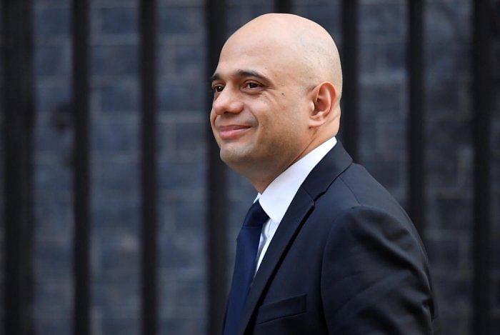 Britain's Home Secretary Sajid Javid. (Reuters File Photo)