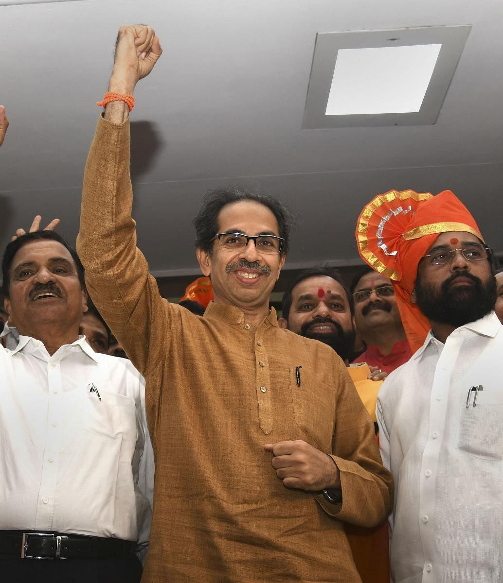 Maharashtra CM Uddhav Thackeray led Shiv Sena has warned the Centre of a possible public revolt on its existing policies. (PTI Photo)