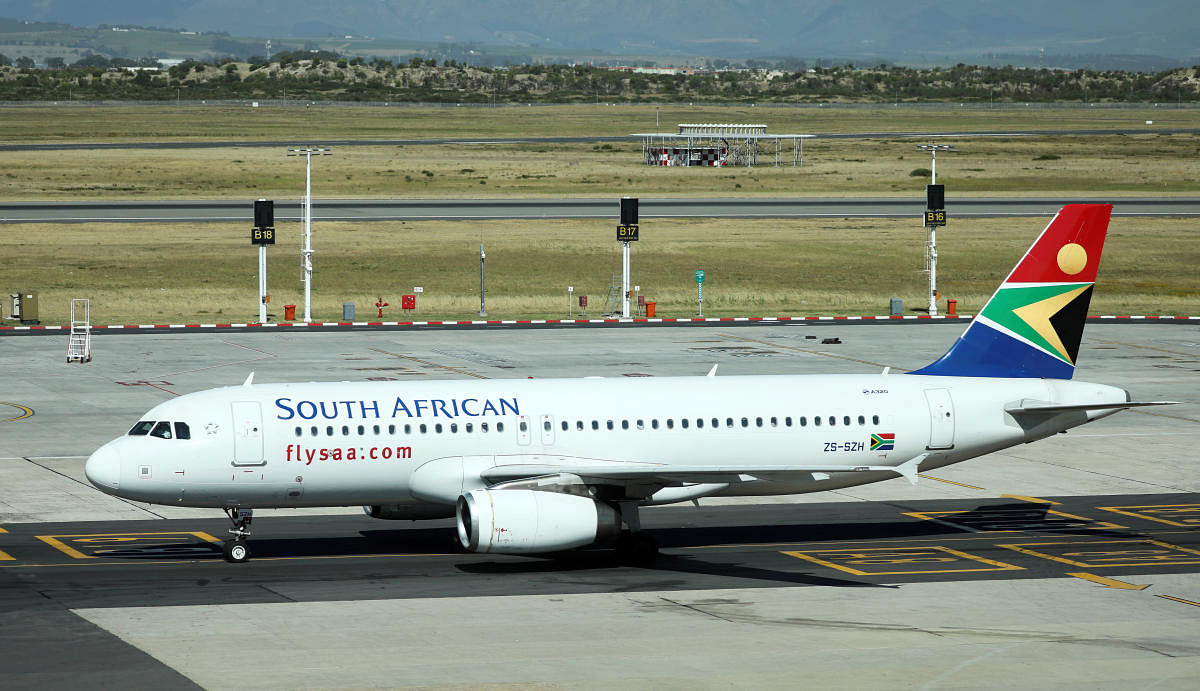 South African Airways had operated flights between Johannesburg and Mumbai, but currently, there is no direct flight between India and South Africa. (Reuters Photo)