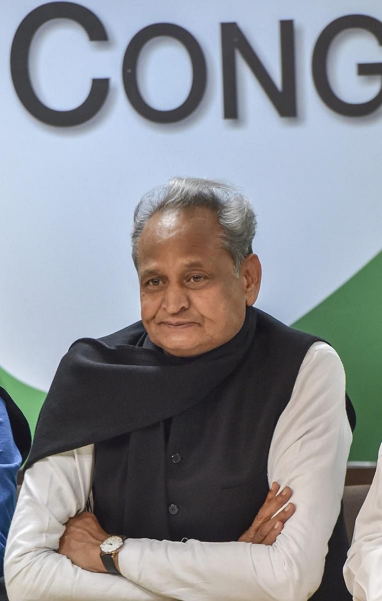 In a press conference held on December 16 last year, Gehlot allegedly said that "vigyapan chahte ho toh hamari khabar dikhao" (if you want advertisements, publish or telecast our news). Credit: PTI
