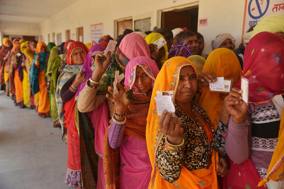Panchayat Elections in Rajasthan (PTI Photo)