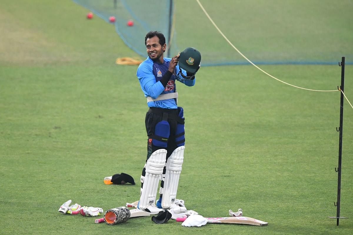 Mushfiqur Rahim along with many other members of the Bangladesh squad have refused to go to Pakistan. (AFP Photo)