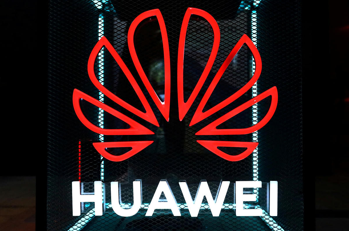  Huawei logo. (Reuters Photo)