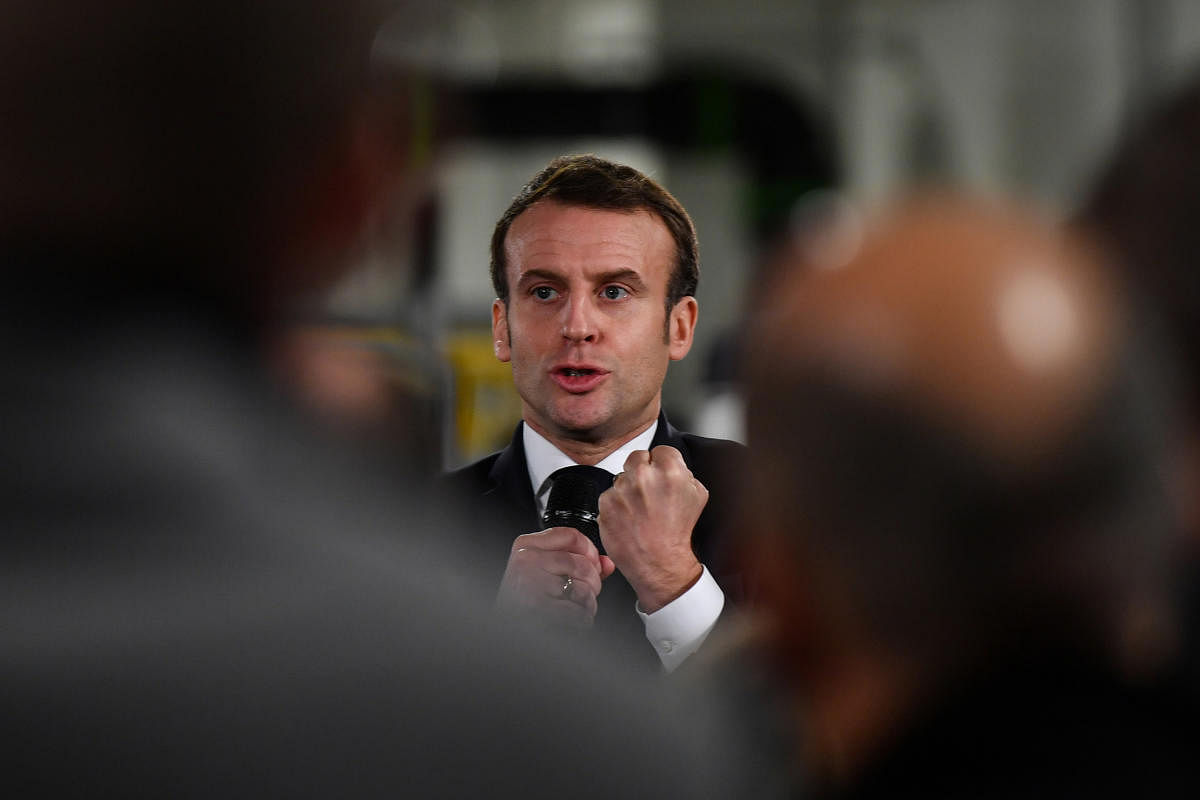 French President Emmanuel Macron (Reuters Photo)