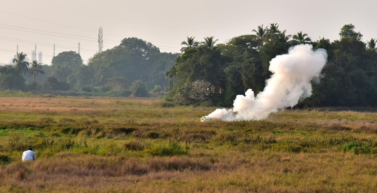 The IED that was detonated at Kenjaru grounds in Mangaluru.