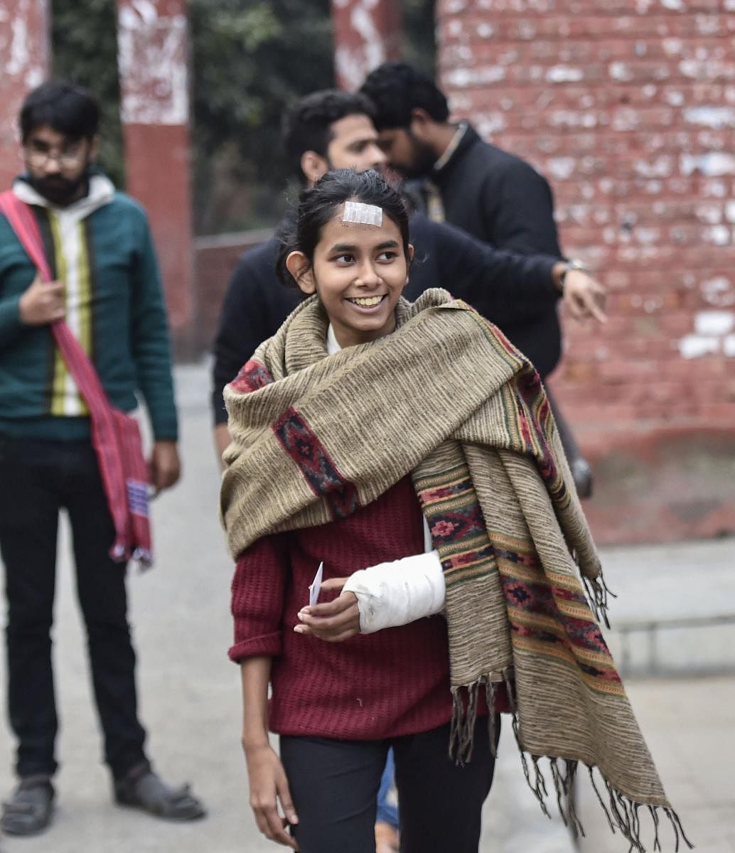 JNUSU President, Aishe Ghosh (PTI Photo)