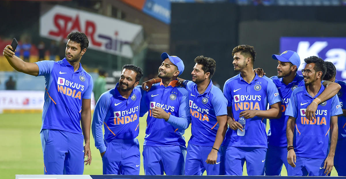 Indian team players (PTI Photo)