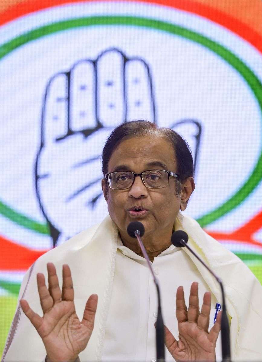 "Reality check from the IMF. Growth in 2019-20 will be BELOW 5 per cent at 4.8 per cent," Chidambaram said in a series of tweets. (PTI File Photo)