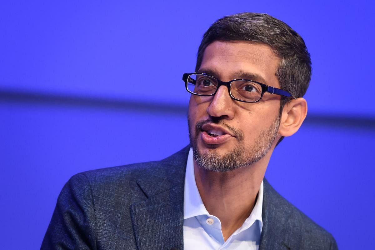 Google Chief Sundar Pichai added he is clear-eyed about the risks of technology, but the risk of AI is failing to work on it because it can affect billions of people. Credit: AFP