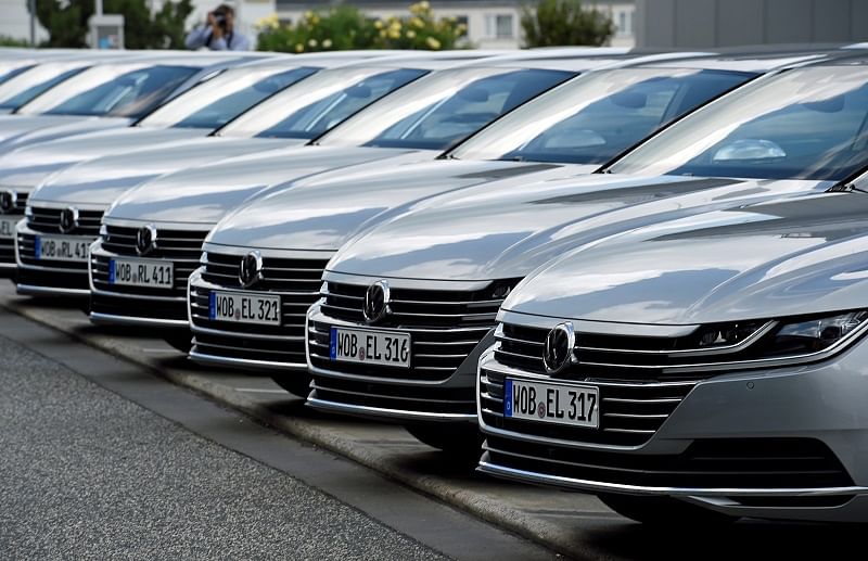Arteon cars by German carmaker Volkswagen. (Reuters Photo)