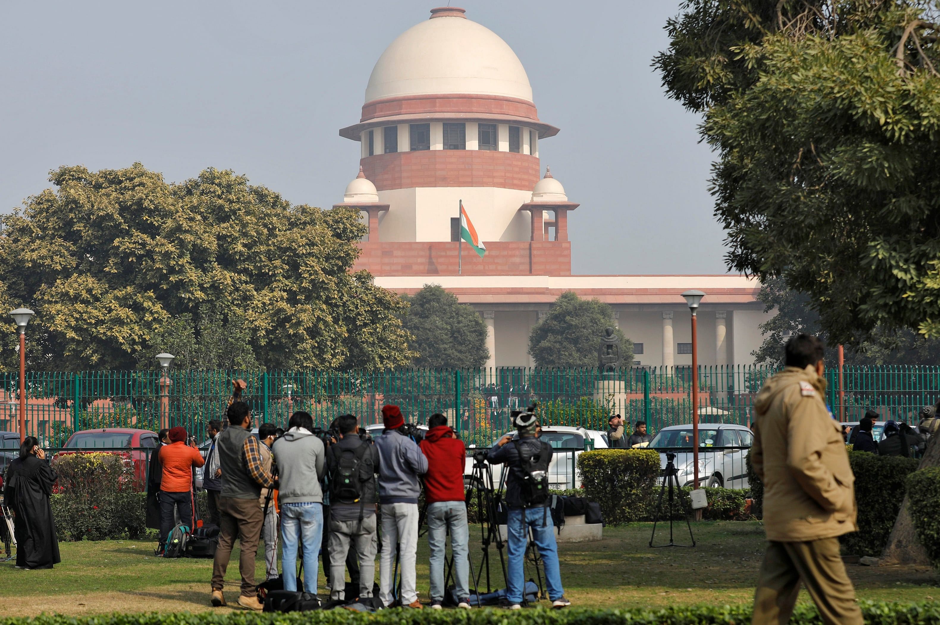 The SC had on May 15, 2015 upheld the capital punishment awarded to them by Allahabad HC in 2013 for killing seven members of woman's family. (Reuters Photo)