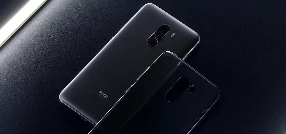 Poco F1 with shell cover (Credit: Poco India website screen-shot)