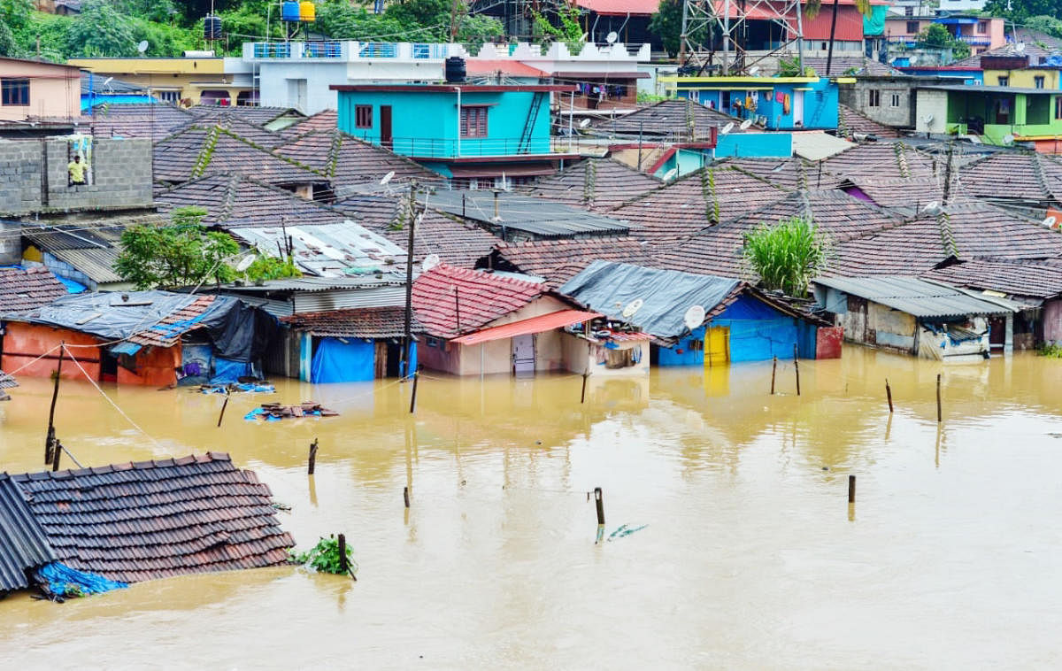 Funds to the tune of Rs 223 crore was approved by the RDPR department to take up repair works of rural roads and bridges damaged by one of the worst floods in recent memory.DH File Photo