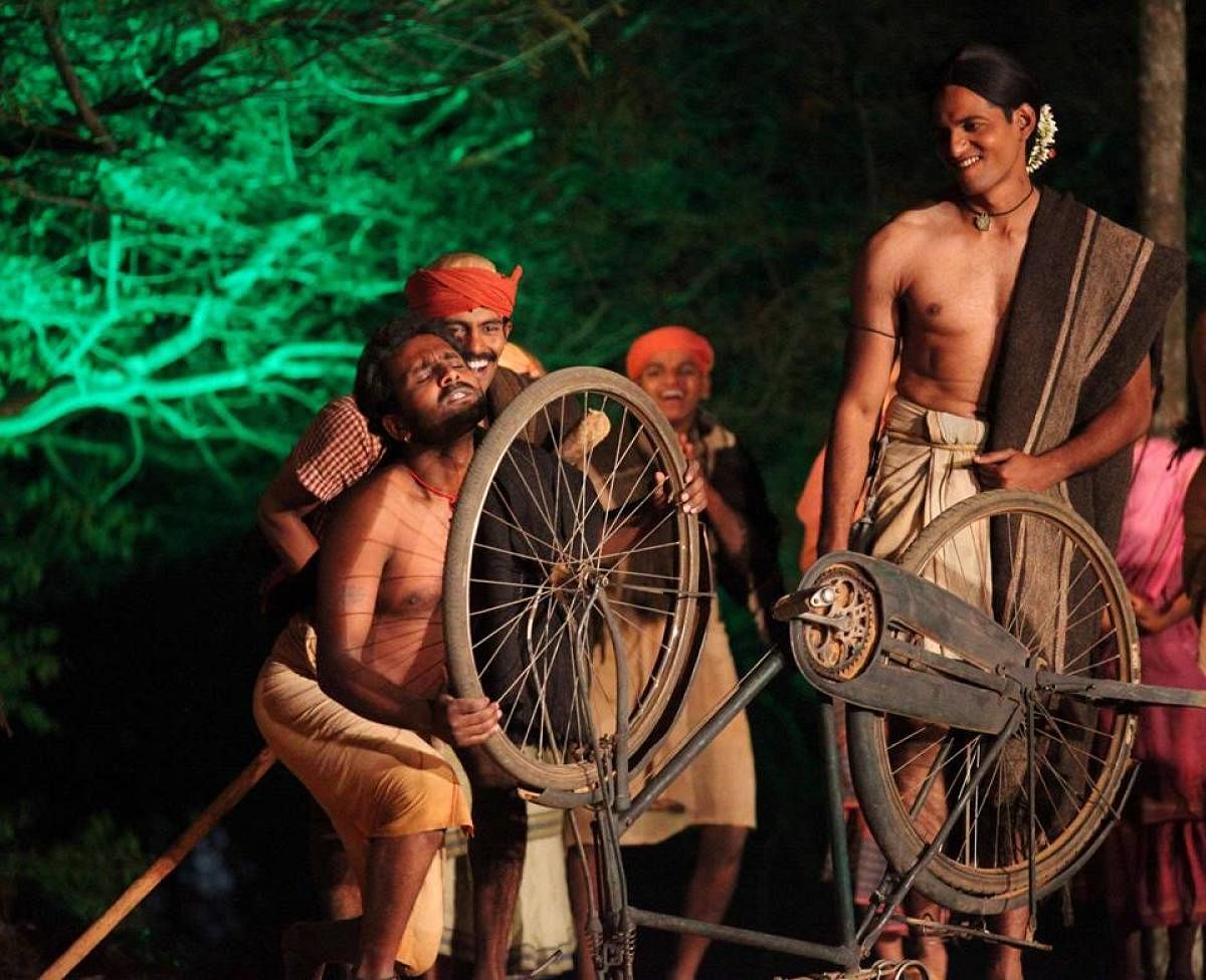 The play is set in late 19th century Malnad.