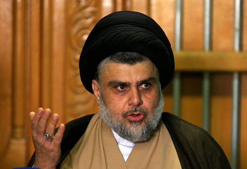 Iraqi Shi'ite cleric Moqtada al-Sadr. (Reuters Photo)