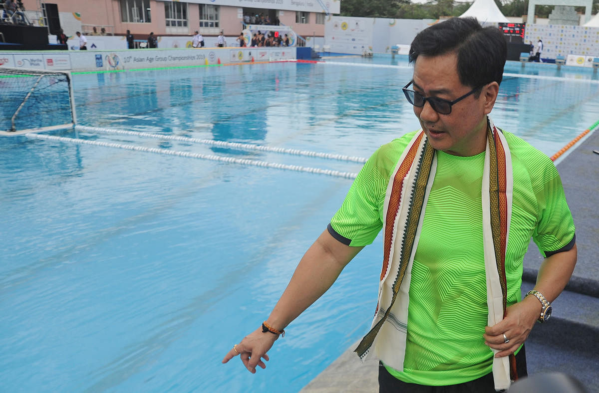 Union Sports and Youth Affairs Minister Kiren Rijiju (DH Photo Pushkar V)