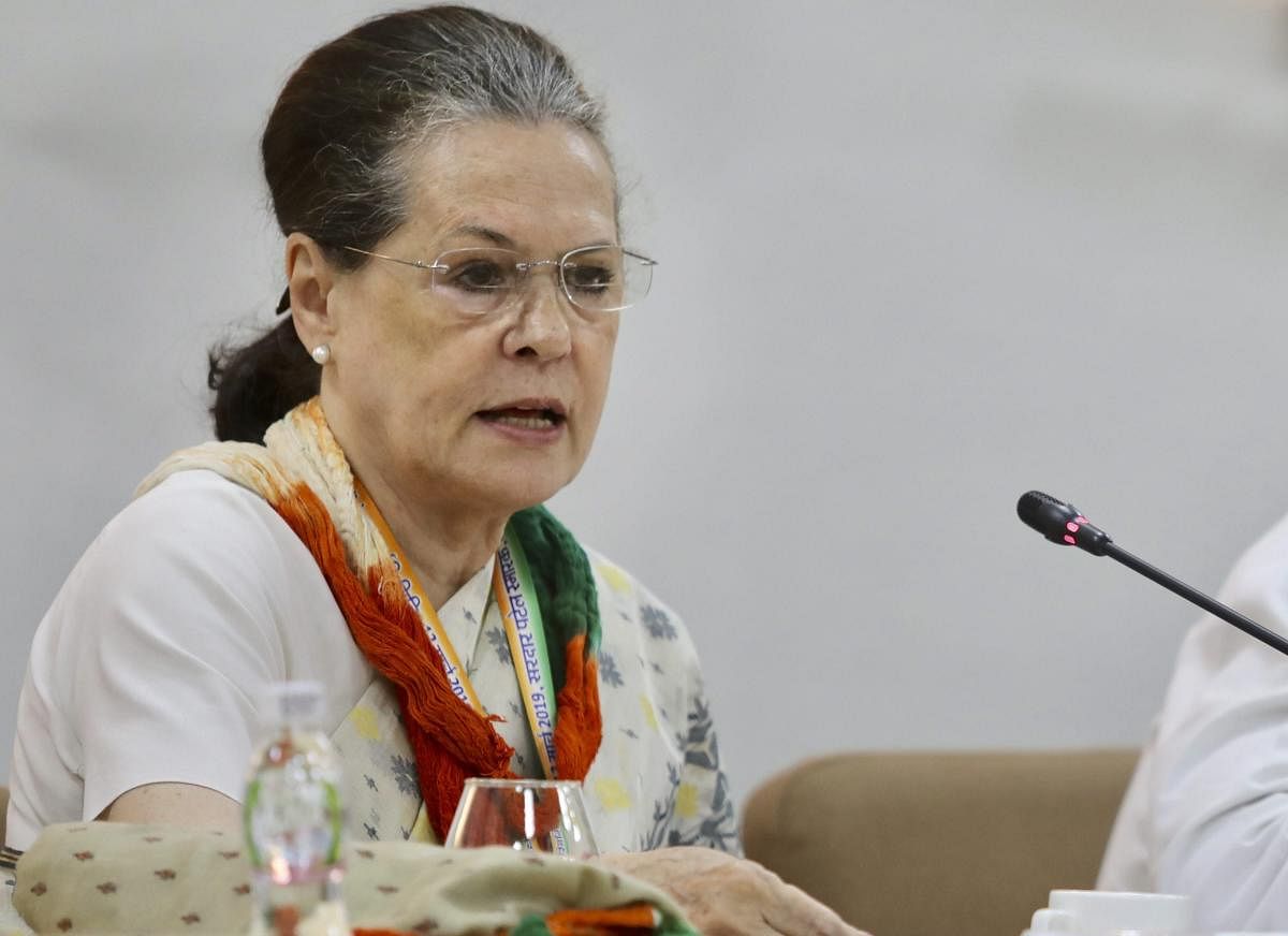 If Congress President Sonia Gandhi decides to implement the 'Maharashtra model', more leaders could get representation in the organisation. Credit: PTI
