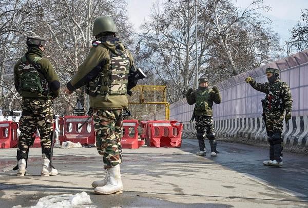 Besides, they said, all high-rise buildings around the Stadium have been occupied by sharpshooters of the police and paramilitary CRPF to prevent any untoward incident. (PTI Photo)
