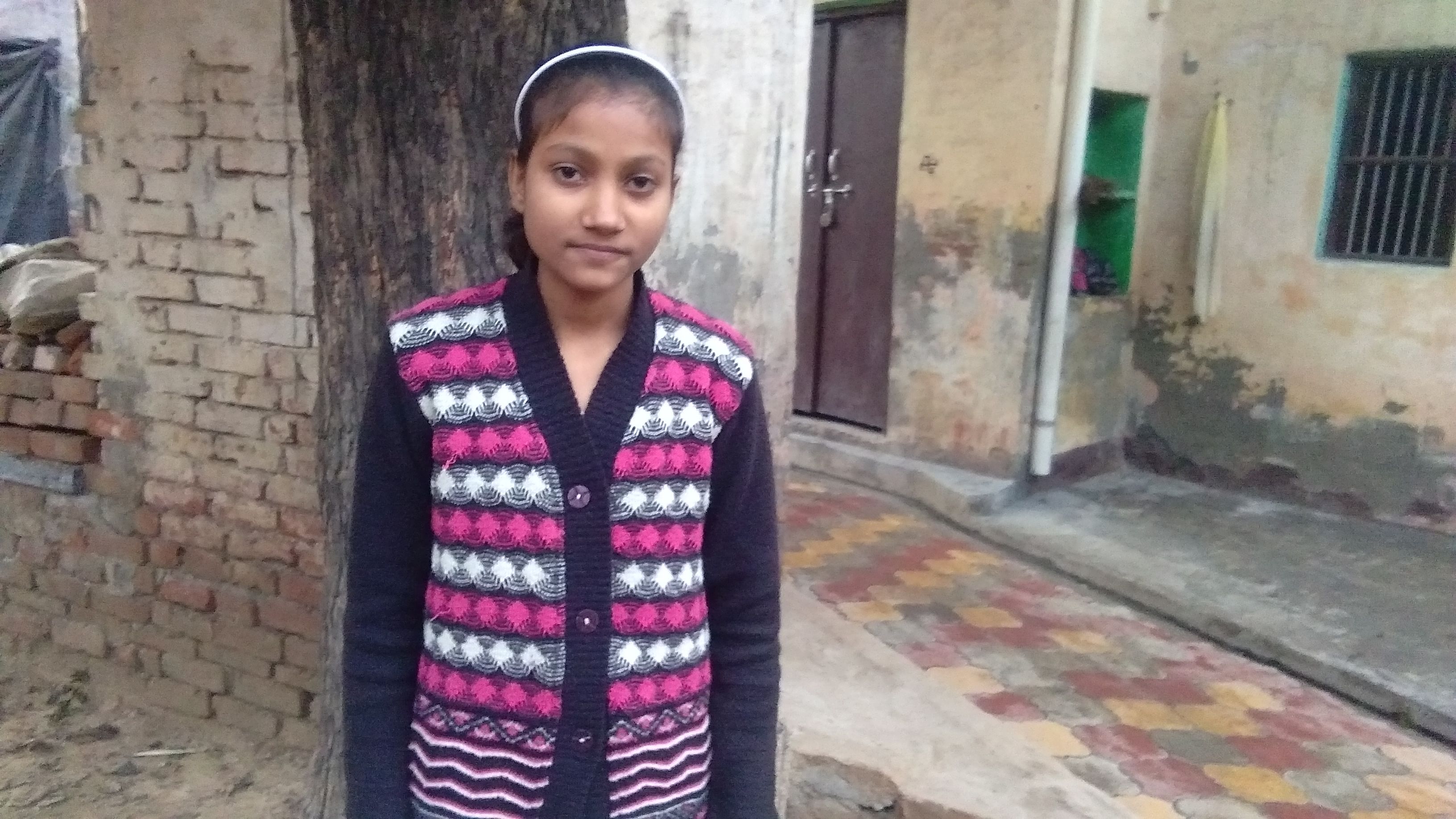 Anushka was also able to convince the parents of eight other children, all brick-kiln labourers like her, to get enrolled in the school.  (DH Photo)