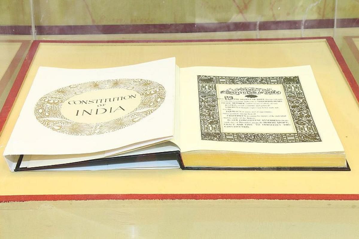 Constitution of India. (DH Photo)