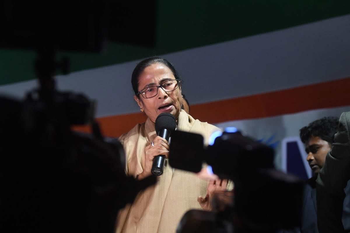 On Khadya Sathi Divas, Banerjee said that her government was also providing special assistance to the people of Jangalmahal, the Hills and Aila-affected areas besides, farmers of Singur, the Toto tribe and tea garden labourers. Credit: PTI Photo