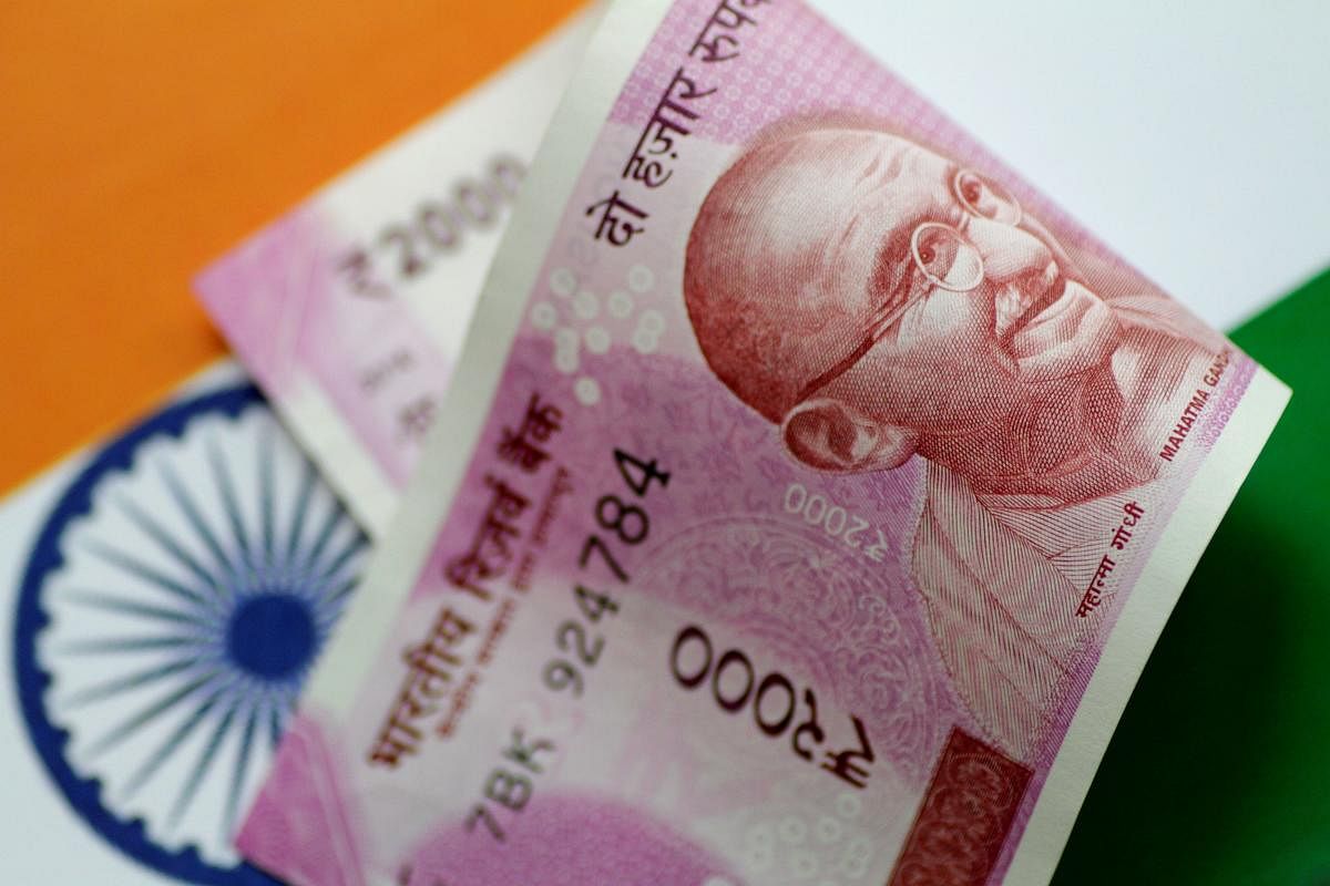 India Rupee note. (Reuters Photo)