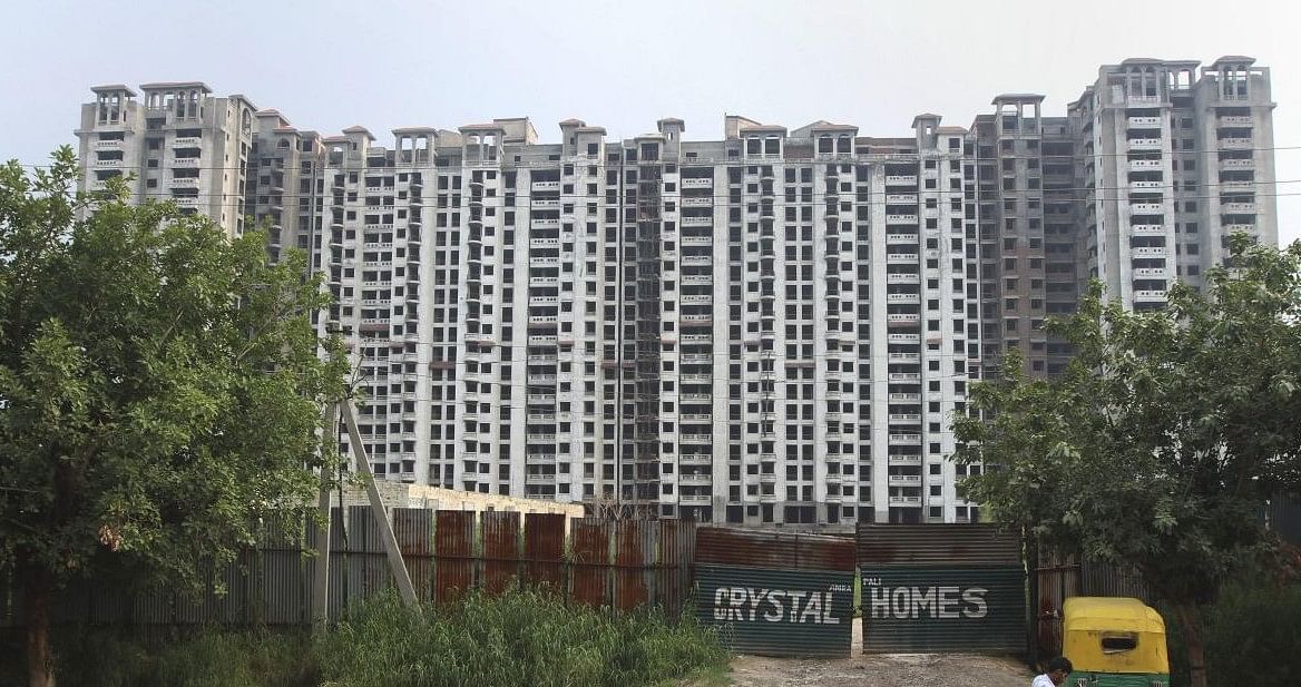 Noida: A view of an Amrapali Group project in Sector 78 of Noida, Tuesday, July 23, 2019. (Credit: PTI))