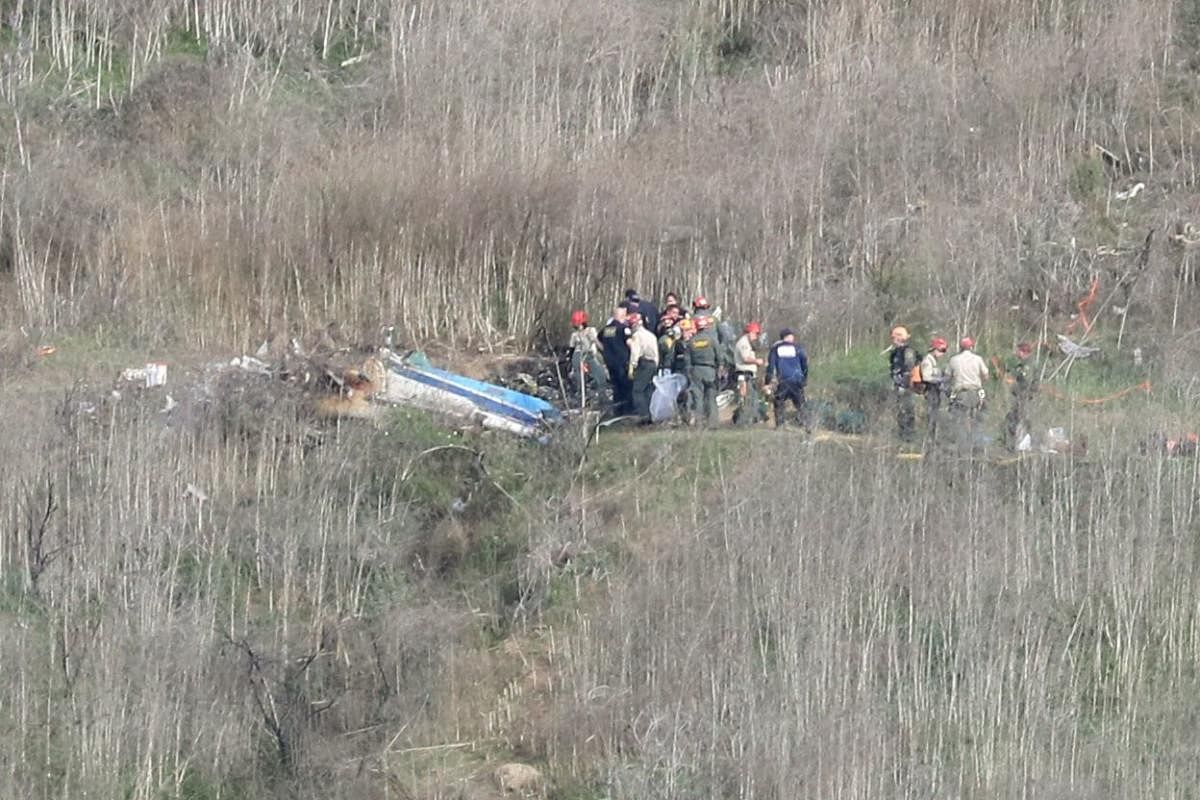Witnesses told local media the helicopter appeared to be flying very low and seemed to struggle before it slammed into a hillside. (Credit: AFP Photo)