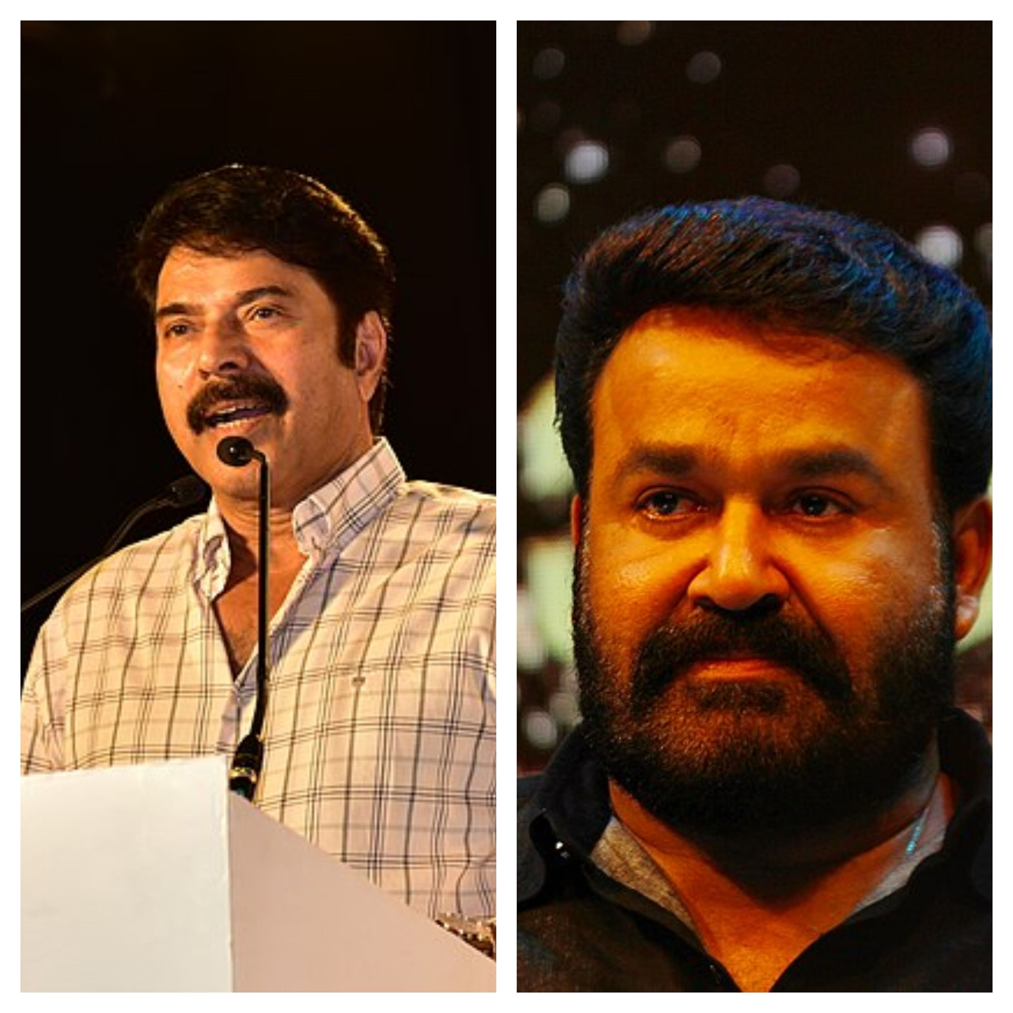Mammootty and Mohanlal are the pillars of Malayalam cinema. (Credit:Wikimedia Commons)