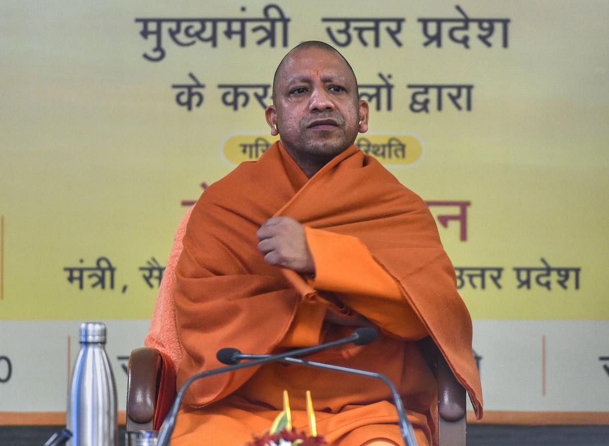 The junior engineers of the Public Works Department have been directed to be present along the route to be taken by CM Yogi Adityanath during the ‘Yatra’ in Mirzapur district on Wednesday. (PTI Photo)