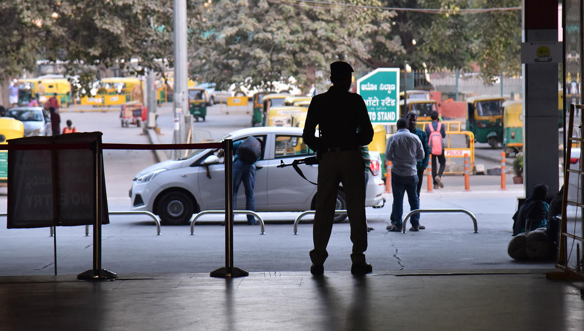 A barrier access system at the station gates will record the entry and exit timings of vehicles. DH photo