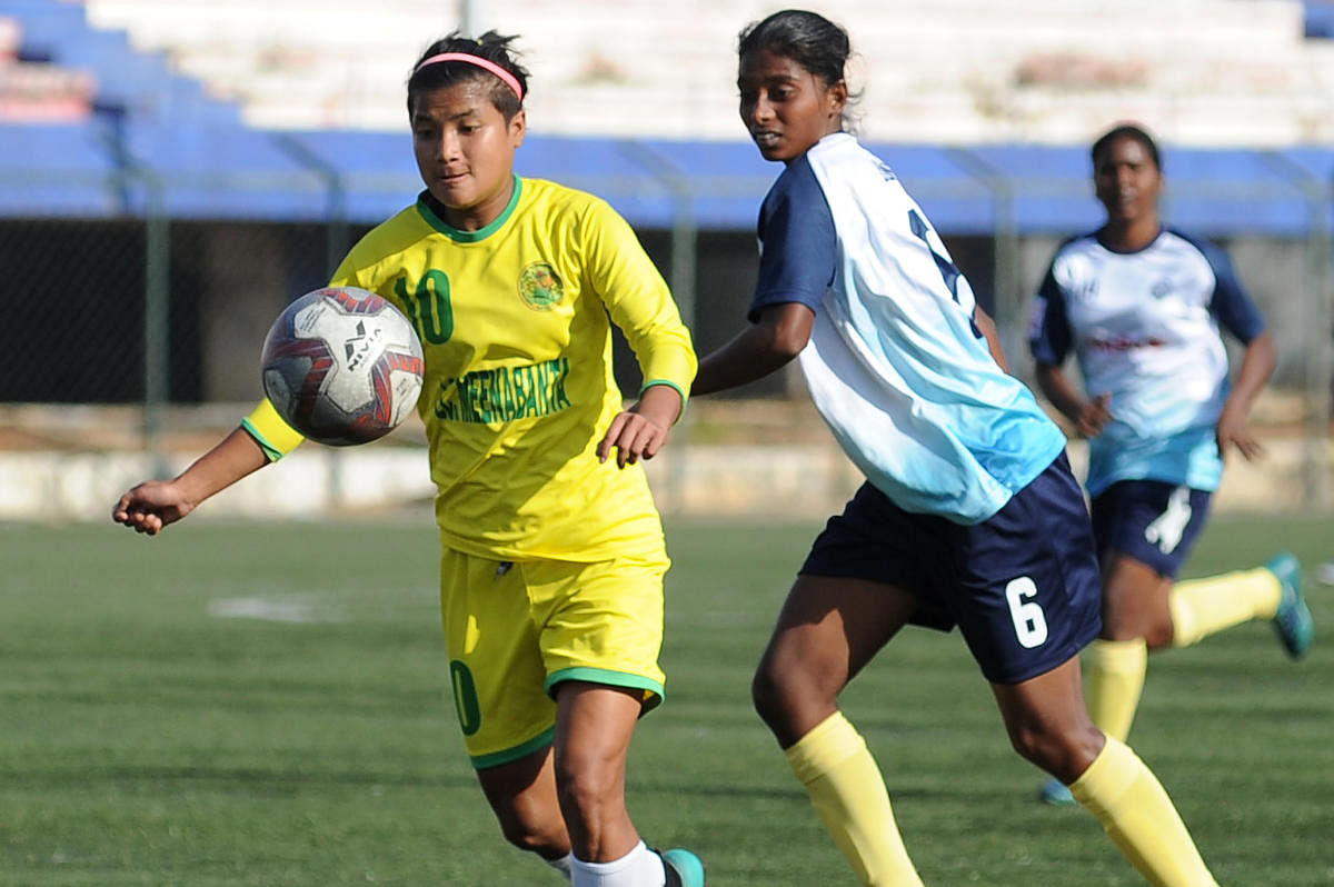 Nongmaithem Ratanbala Devi rattles out the number of countries she has visited while playing for the Indian national team.