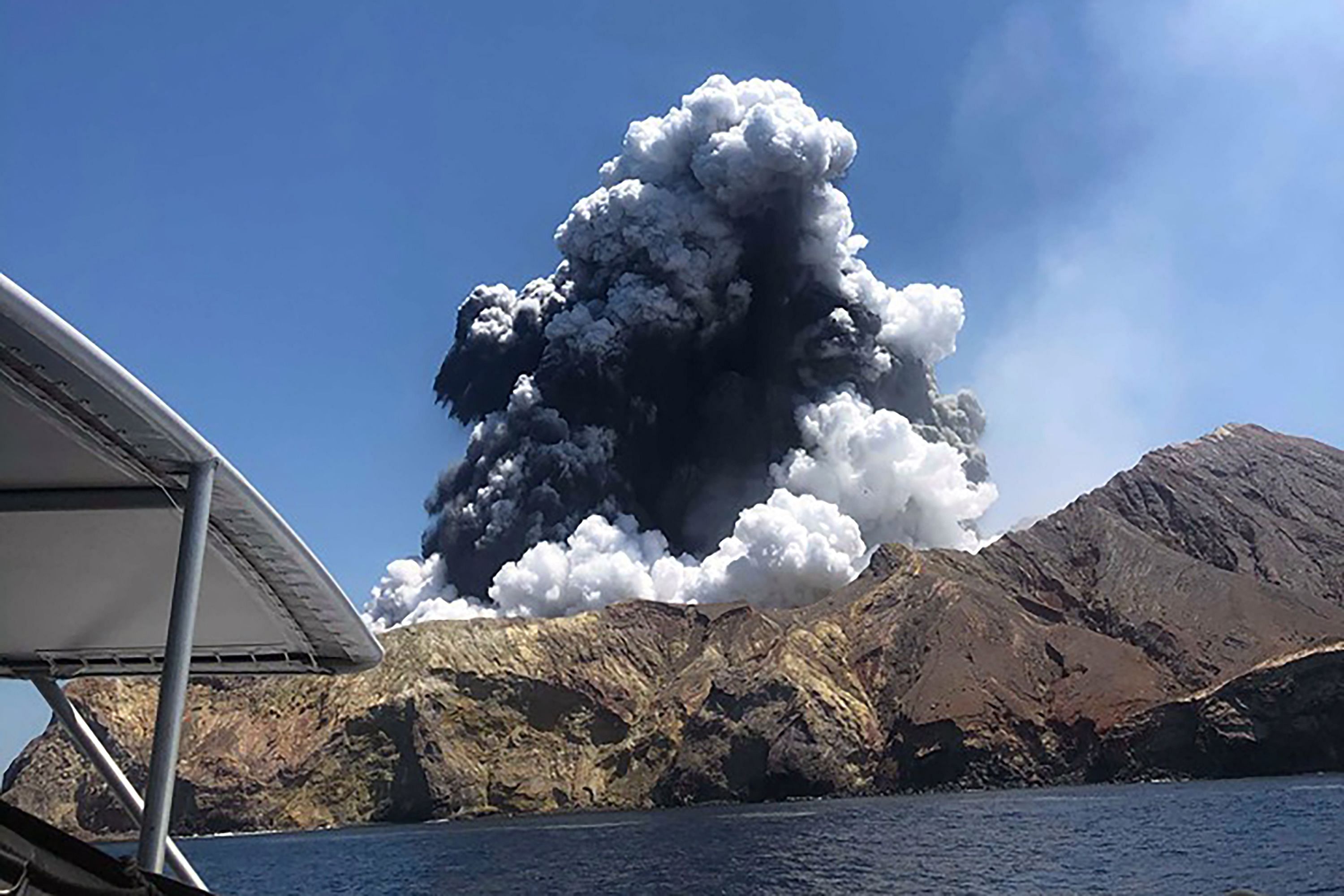 Volcanic eruption in New Zealand. (Photo Credits: AFP)