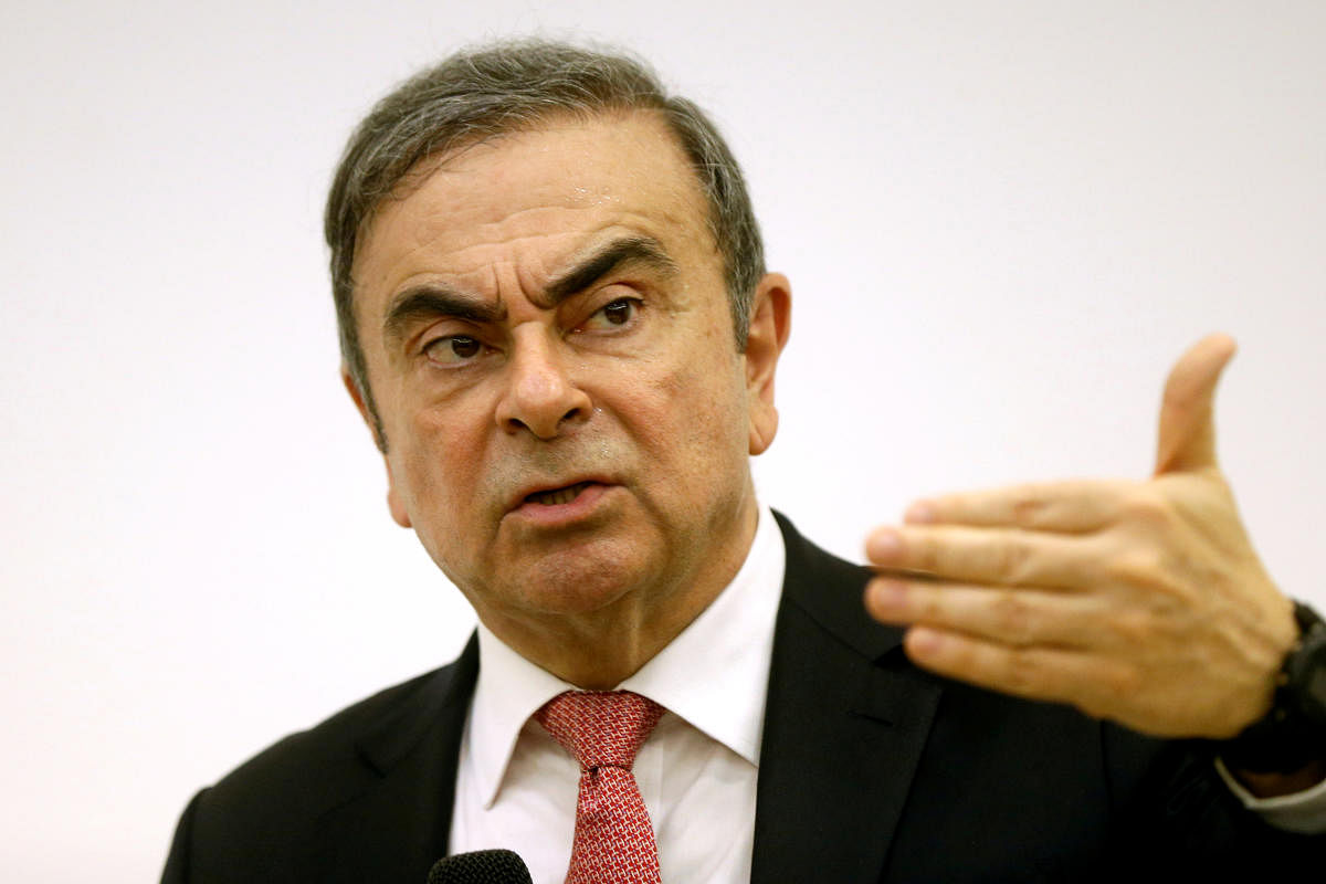 Former Nissan chairman Carlos Ghosn (Reuters Photo)