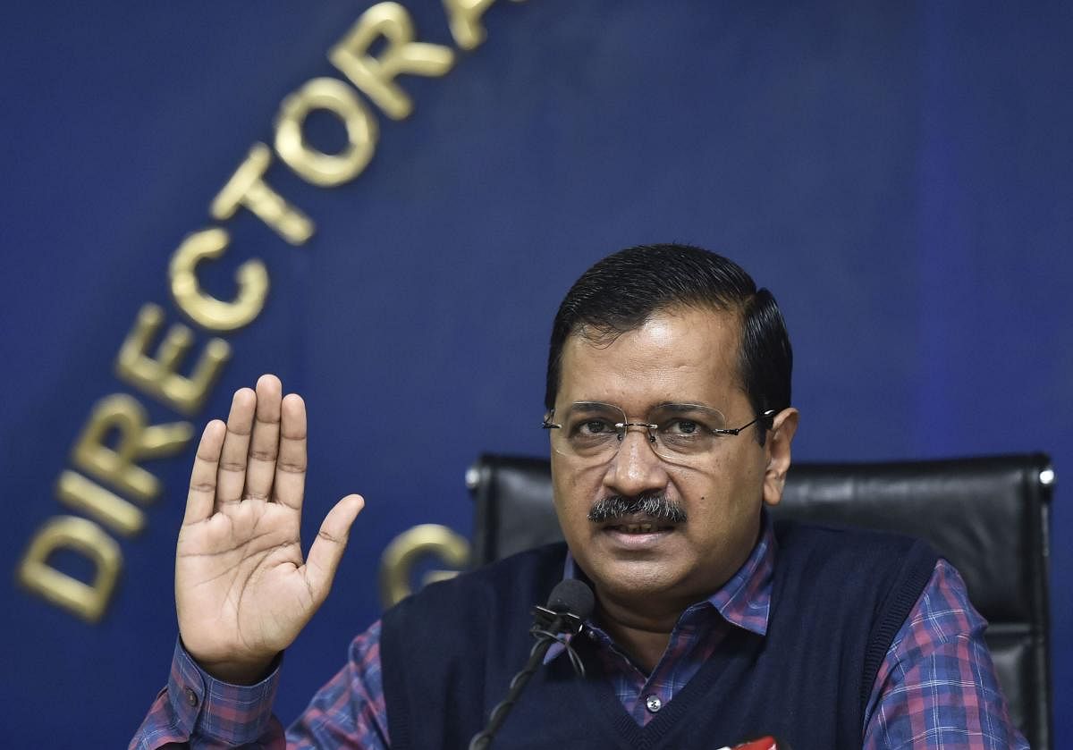 Chief Minister Arvind Kejriwal said Delhi's law and order was "deteriorating". PTI file photo