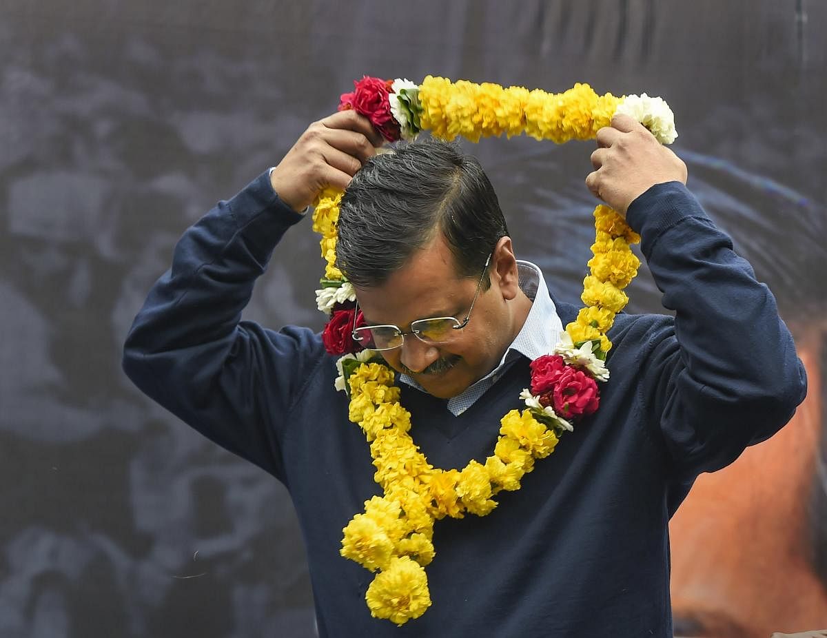 Recalling his journey on "serving" the nation, Kejriwal said he has sacrificed a lot for the country. (PTI Photo)