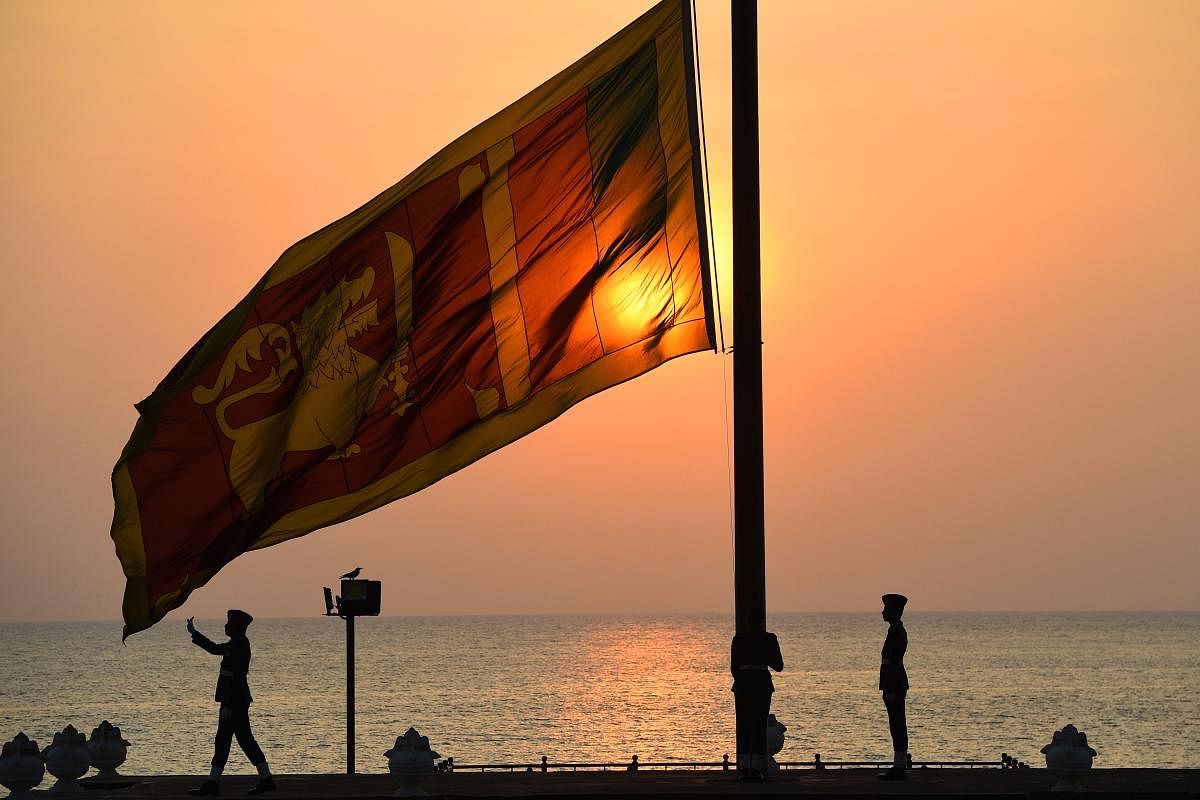 Sri Lanka's flag (AFP Photo)