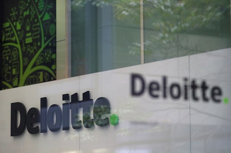 Deloitte logo. (Reuters Photo)