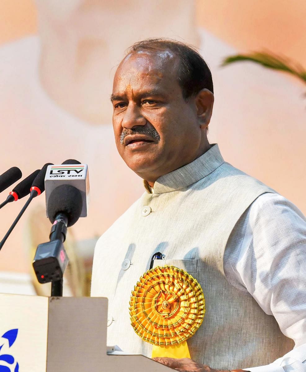 Birla said he was assured by the leaders of their cooperation in conducting the Lok Sabha proceedings without any adjournment and added that he would give adequate time to all parties to raise their issues. (PTI File Photo)