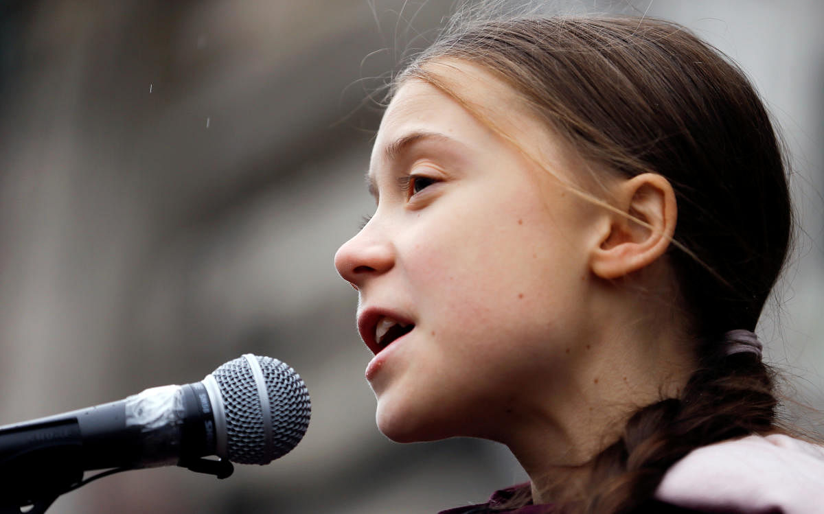 The pair added that without the Fridays For Future movement and Greta Thunberg, "the climate issue would not have been on the agenda to such an extent as it is today." (Photo by REUTERS)