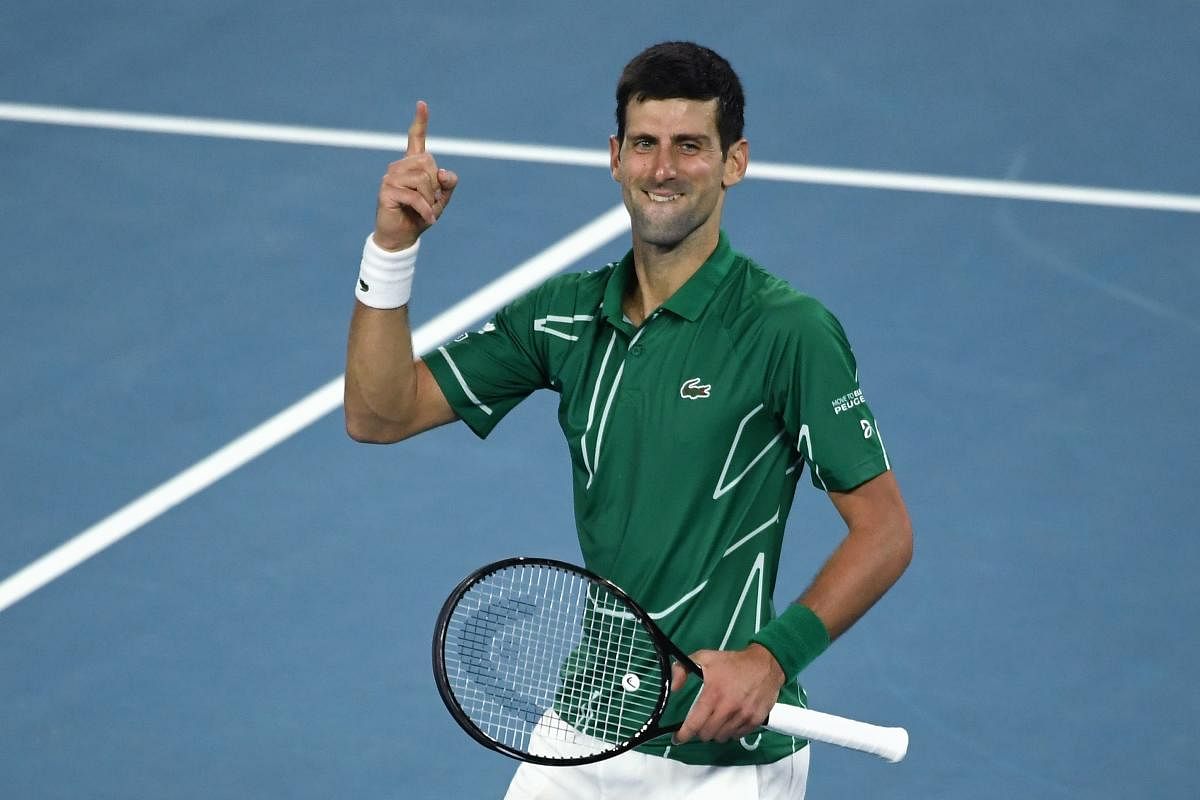 Novak Djokovic. (AFP Photo)
