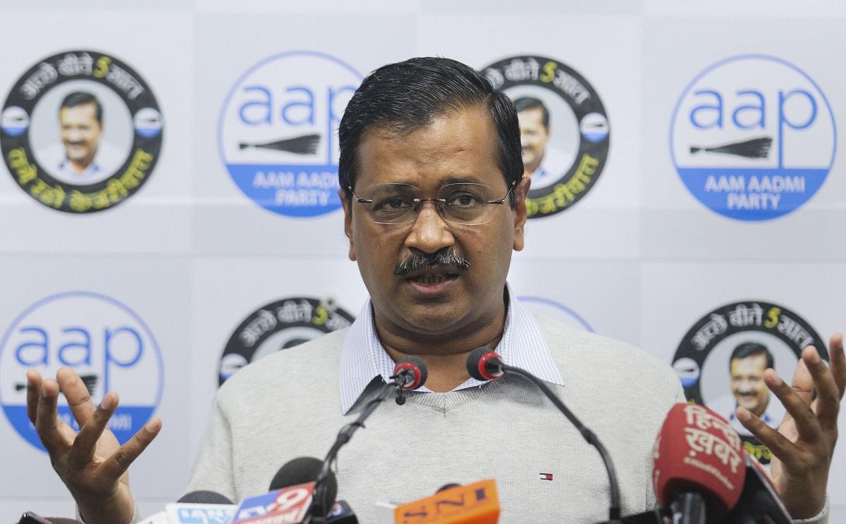  Delhi Chief Minister and AAP convenor Arvind Kejriwal. (PTI file photo)