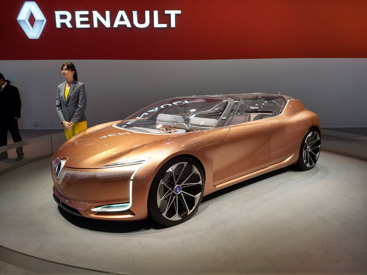 Renault too showcased a few concept electric cars that were absolute stunners and very futuristic looking. (DH Photo)