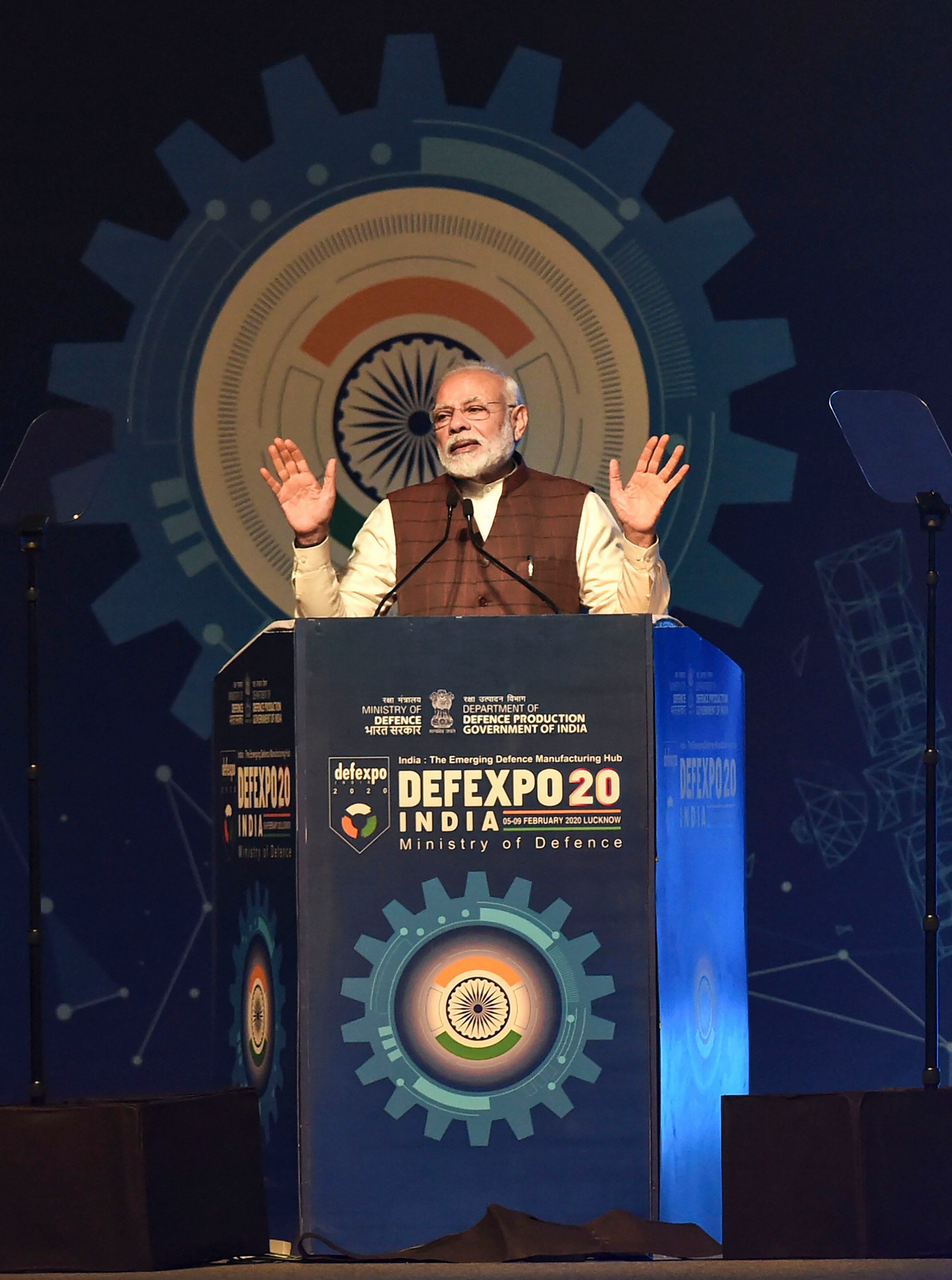The prime minister said India's presence in outer space is already strong and will get stronger in the coming years. (Credit: PTI Photo)