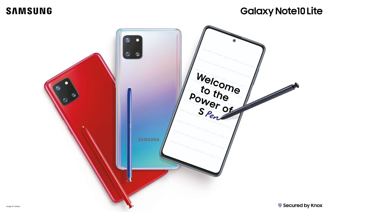 The new Galaxy Note10 Lite launched (Credit: Samsung)