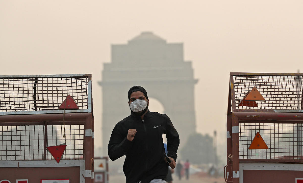 In October, Delhi's Air Quality Index was 259, considered to be bordering on the 'very poor' category. (PTI Photo)