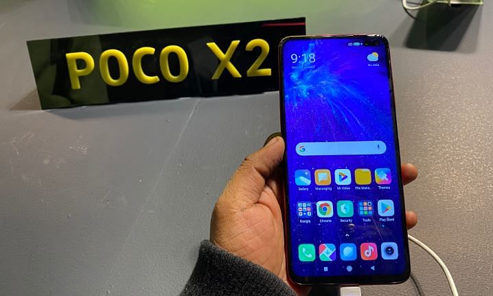 Poco X2 launched in New Delhi on February 4, 2019 (DH Photo/Rohit KVN)