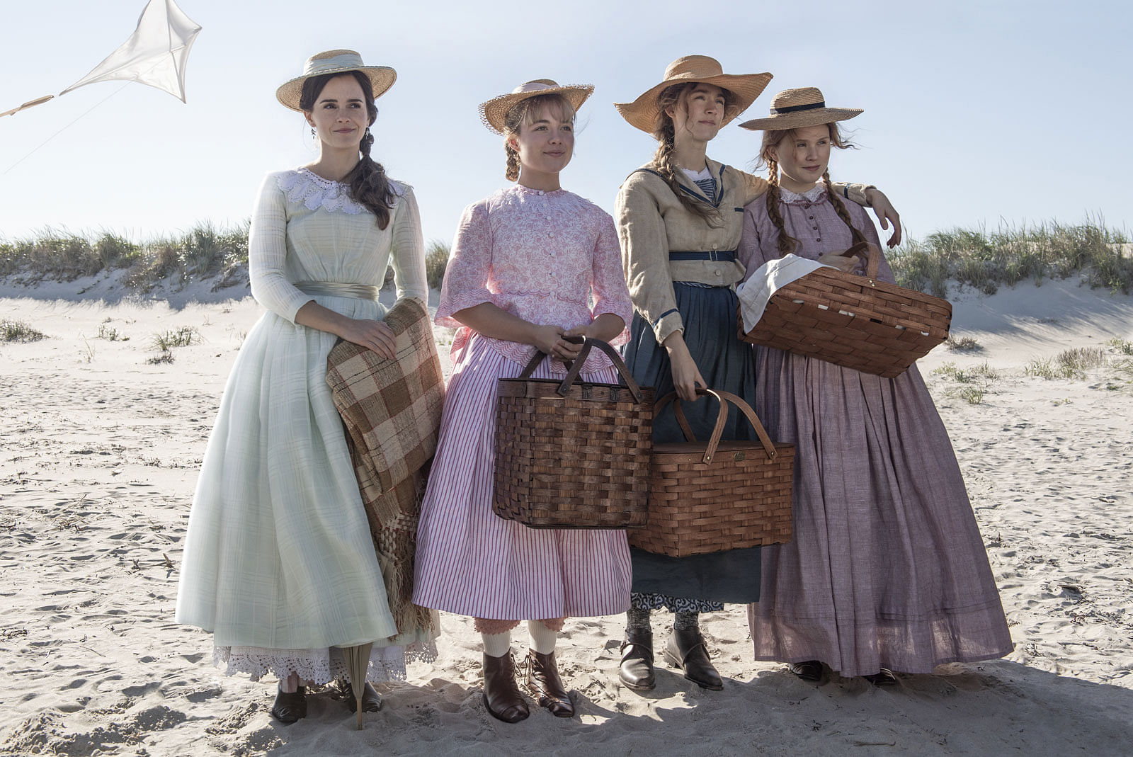 Emma Watson, Florence Pugh, Saoirse Ronan and Eliza  Scanlen in ‘Little Women’.
