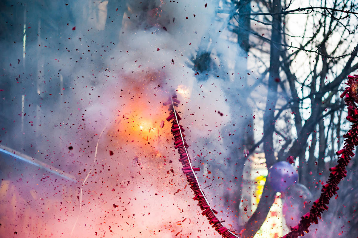 Firecracker explosion (Getty Image for representation)